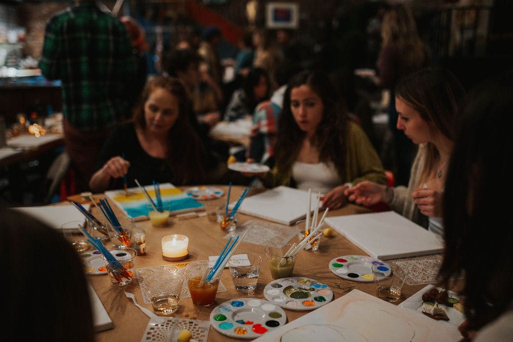 Intuitive Paint Night Photo