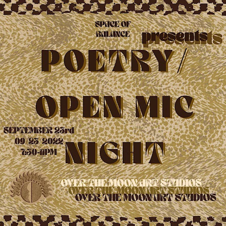 Poetry & Open Mic Night #1 Poster