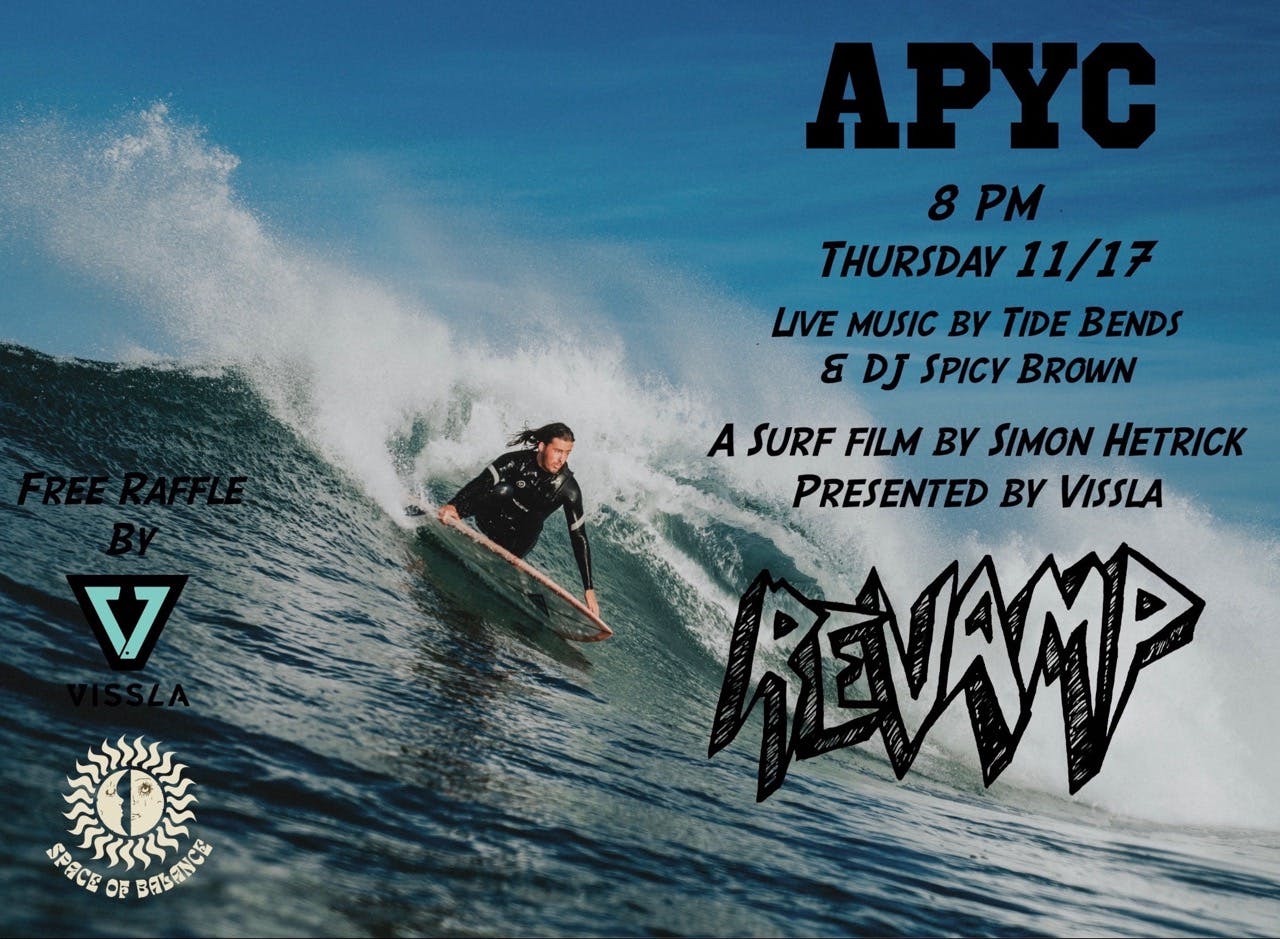 Vissla X Revamp Surf Premiere Poster