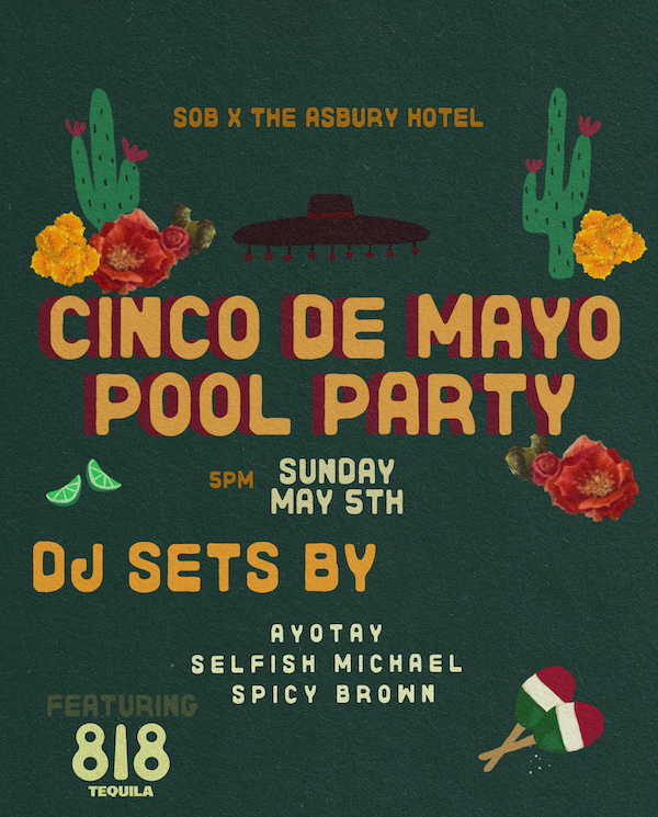 Cinco De Mayo Pool Party Poster