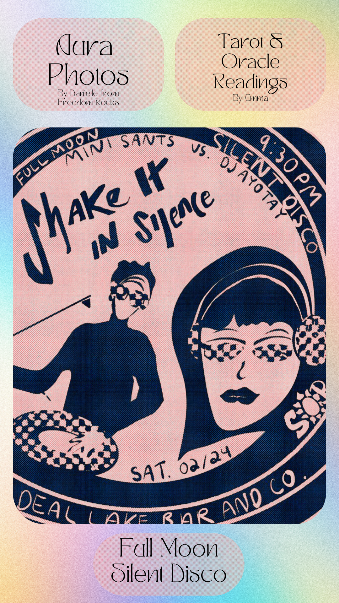 Shake It In Silence ~ Deal Lake Bar + Co Poster