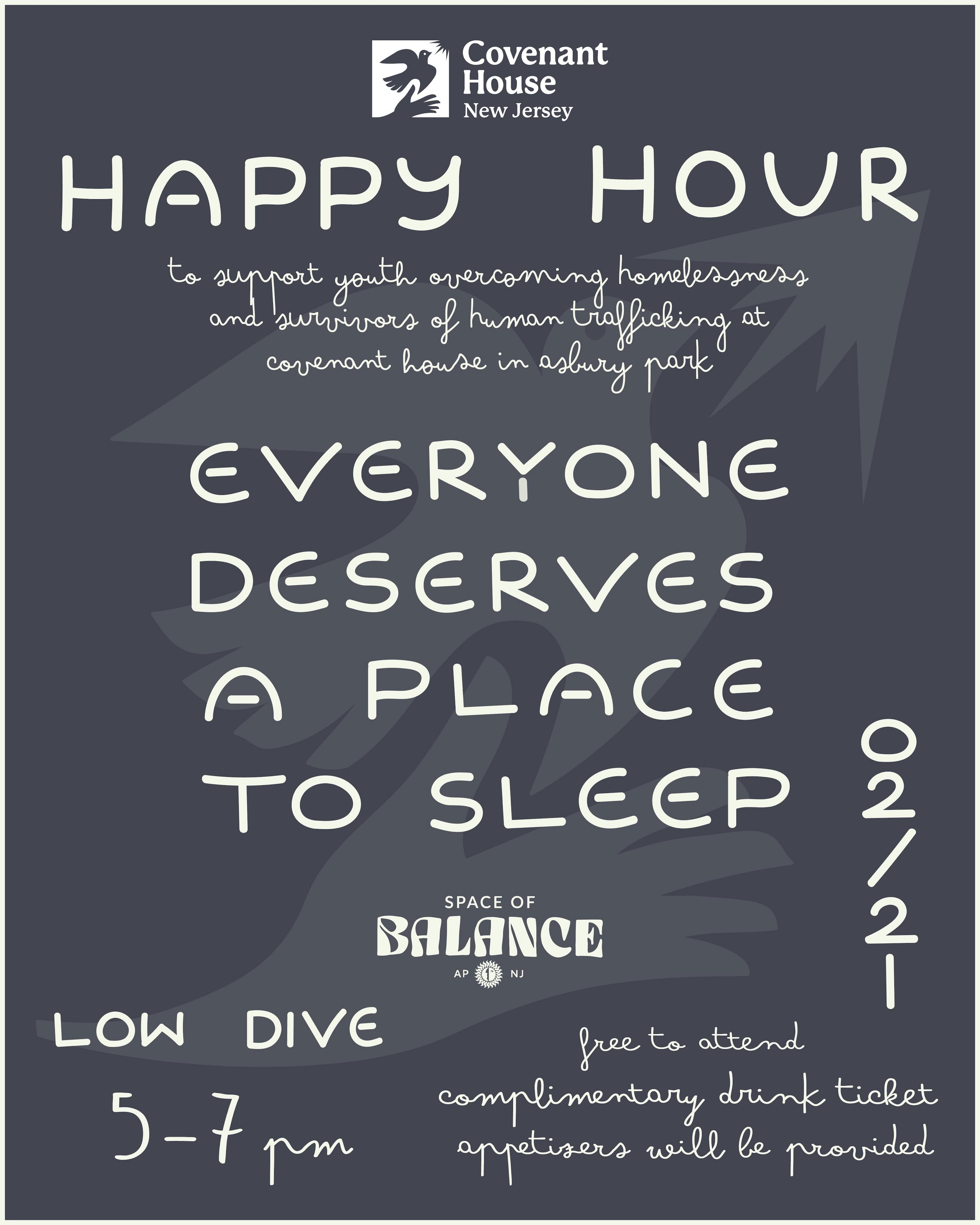Asbury Park Covenant House Happy Hour Poster