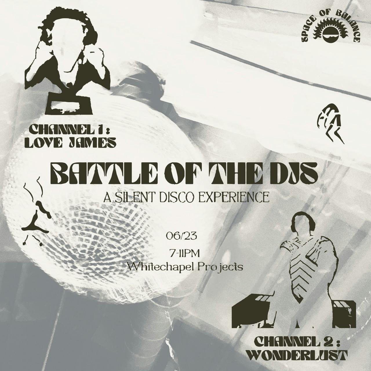 Battle Of The DJs Silent Disco #1 Poster