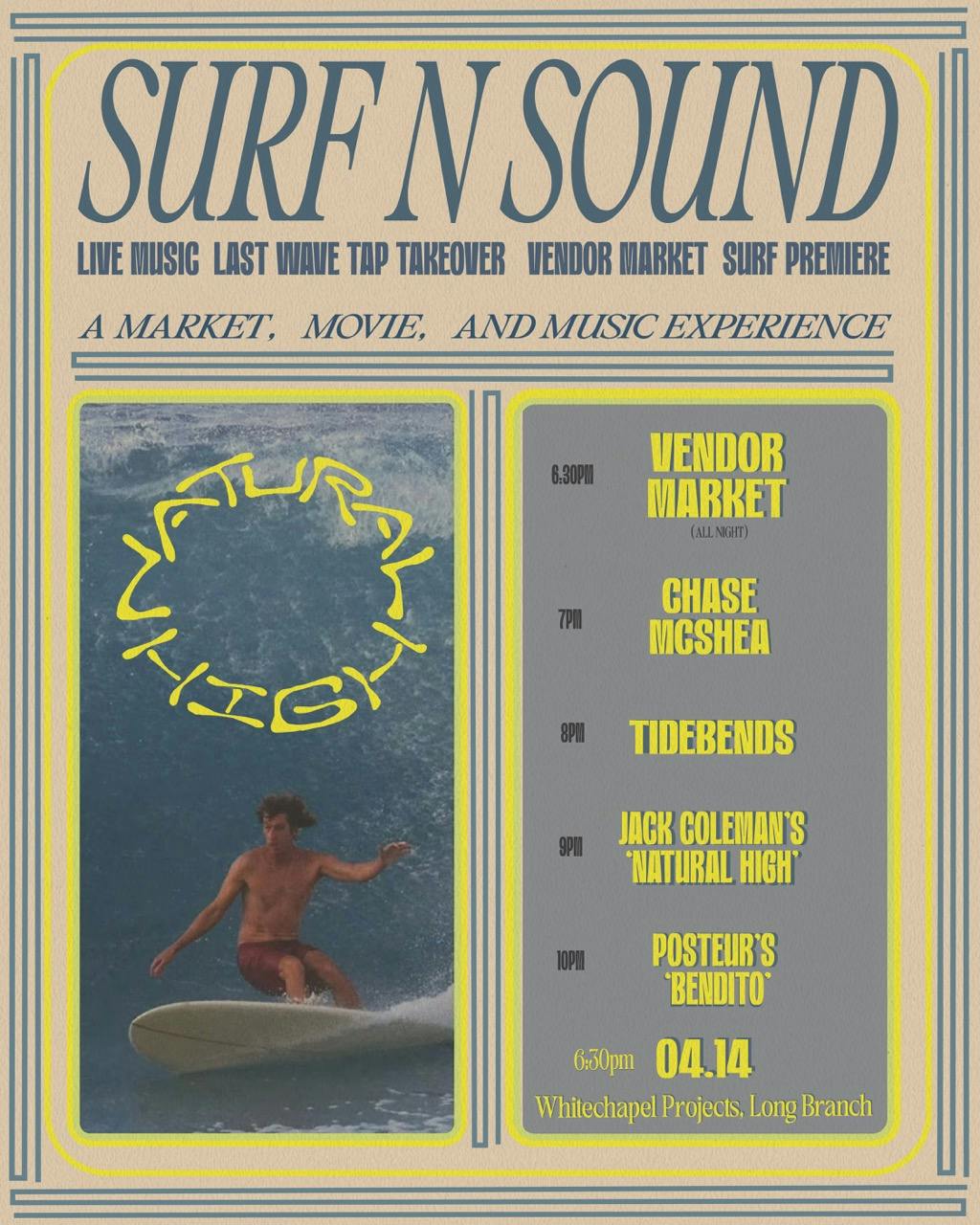 SURF N SOUND  Poster